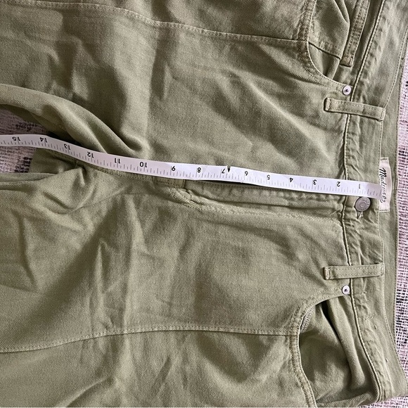 Madewell Green High-Waisted Baggy Jeans Size 33 - Picture 10 of 11